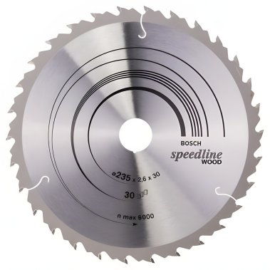 фото Диск пильный 235 х 30 мм 30T Speedline BOSCH 2608640807