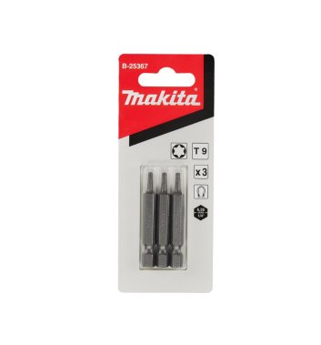 фото Бита T9 х 50 мм E-form (3 шт.) MZ MAKITA B-25367