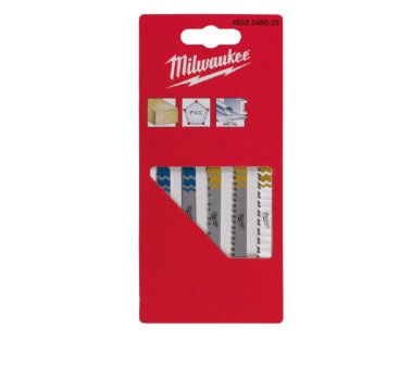 фото Набор полотен для лобзика (5 шт., T144D, T101B, T118A0 T118B, T111C) MILWAUKEE 4932345825