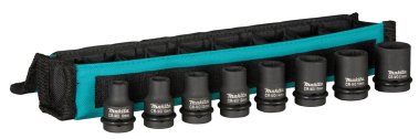 фото Набор ударных торцевых головок (8 шт., 1/2'', 8,10,12,13,14,17,19,21) Impact Black MAKITA E-16601