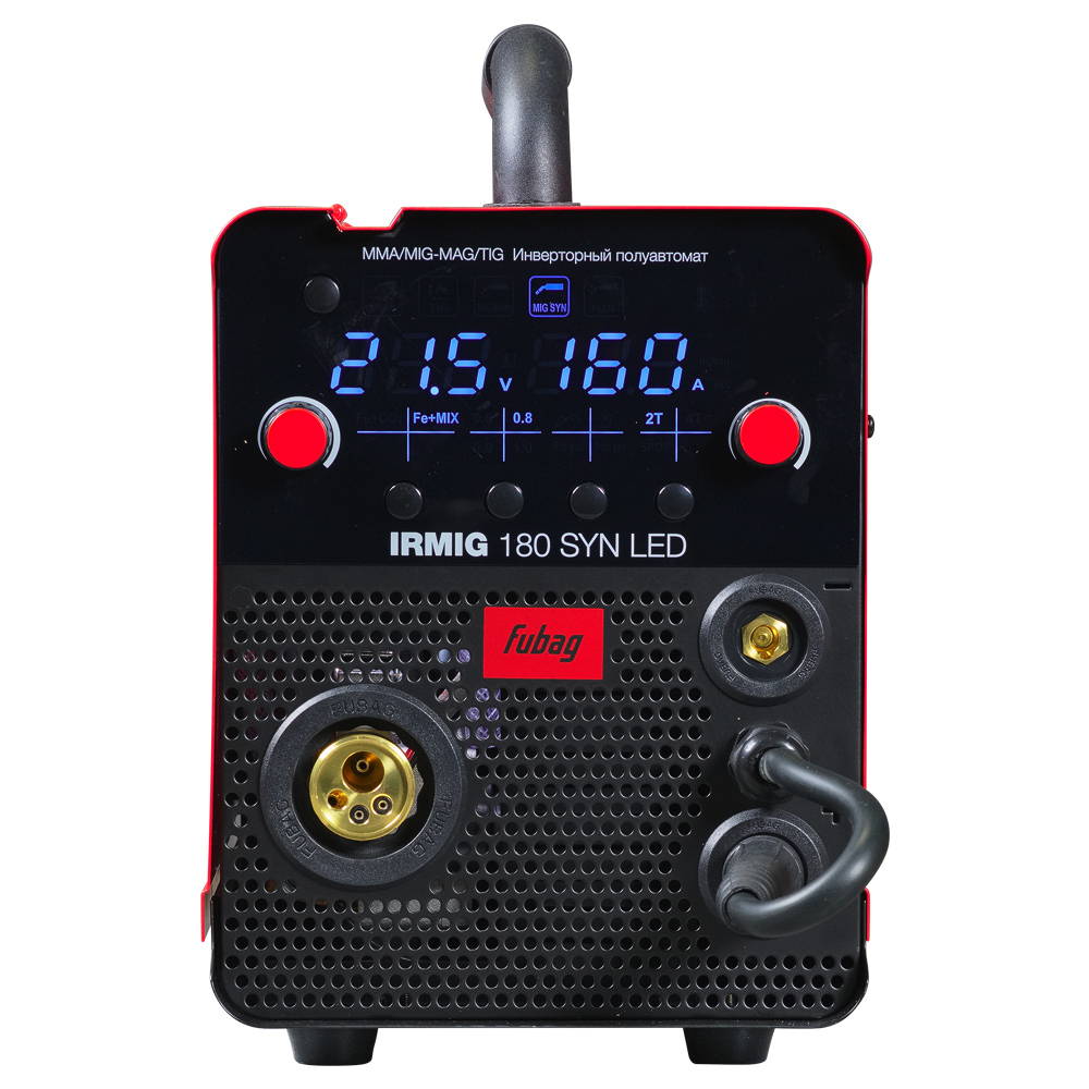фото Инвертор-полуавтомат сварочный FUBAG IRMIG 180 SYN LED + горелка FB 250A
