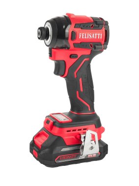 фото Винтоверт аккумуляторный HEX-impact FELISATTI FT1178 (18В, 180Нм, 2*2а/ч,HEX 1/4"бесщет)