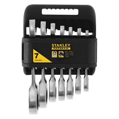 фото Набор ключей комбинированных укороченных c трещоткой 7 шт. FatMax STANLEY FMMT82900-0