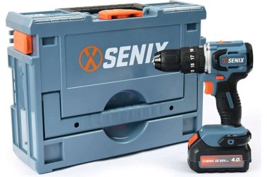 фото Дрель-шуруповерт ударный аккумуляторный SENIX PDHX2-M2-EU SET