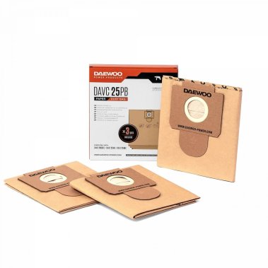фото Фильтр-мешки бумажные DAVC 25PB (3 шт.) DAEWOO