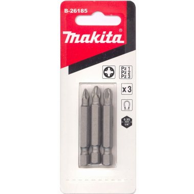 фото Набор бит PZ1/PZ2/PZ3 х 50 мм E-form (3 шт.) MZ MAKITA B-26185