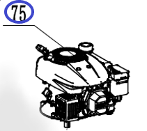 фото Двигатель бензиновый KV180A SAV (G46;51;53)/Gasoline engine KV180A SAV (G46;51;53), №51 (31303500020)