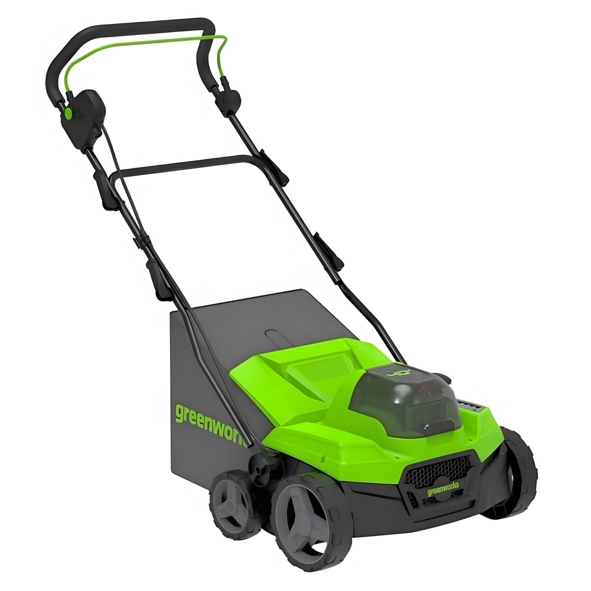 фото Аэратор-скарификатор аккумуляторный GREENWORKS GD40SC38II (без АКБ и ЗУ) 2517607