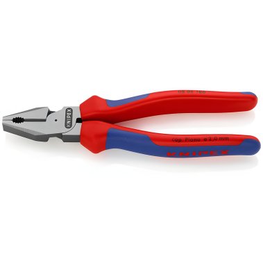фото Плоскогубцы силовые 180 мм (черн) KNIPEX KN-0202180