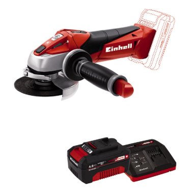 фото Шлифмашина угловая аккумуляторная Einhell PXC TE-AG 18/115 Li 4431110SET