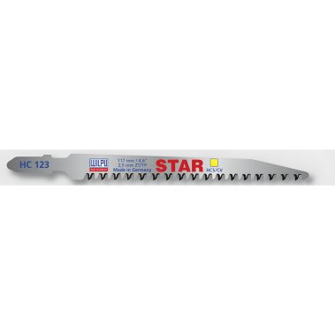 фото Пилки HC 123 STAR (дерево, пластик, 5 шт.) WILPU 210500005