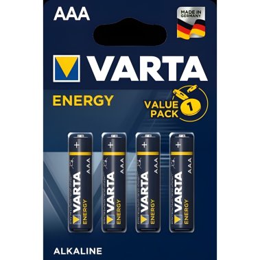 фото Элемент питания VARTA ENERGY AAA 4*BL (1 шт.) УТ000003088