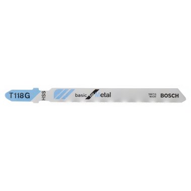 фото Полотно пильное T 118 G Basic for Metal (5 шт.) BOSCH 2608631012