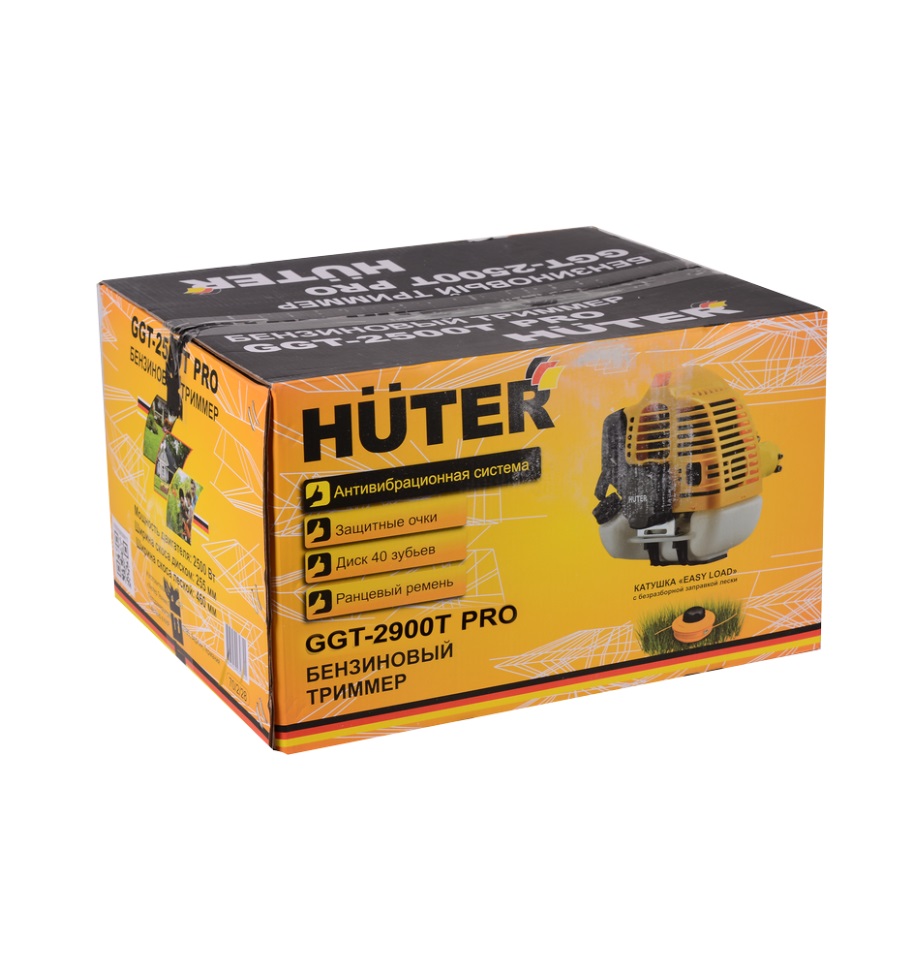 фото Триммер бензиновый HUTER GGT-2900Т PRO (с антивибрационной системой)