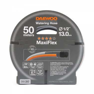 фото Шланг MaxiFlex 50 м, 1/2'' (13 мм) DWH 3117 DAEWOO