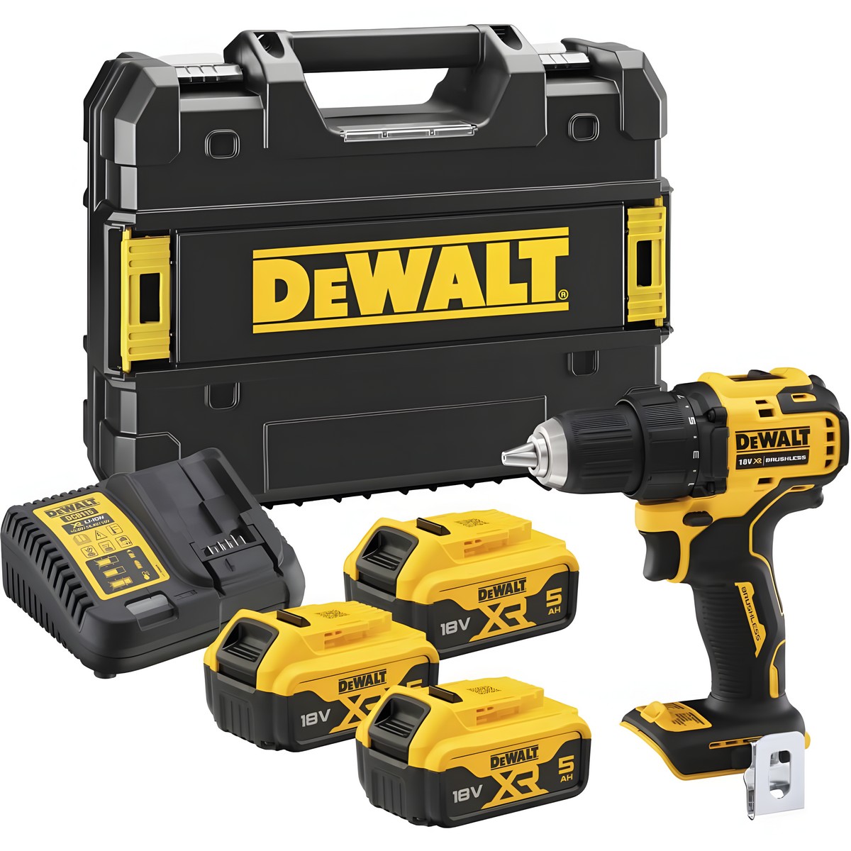 фото Дрель аккумуляторная DEWALT DCD708P3T-QW