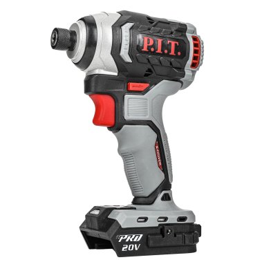 фото Винтоверт P.I.T. PSD20H-170A/2 (20В, 170Нм, 3ск, HEX 1/4", 2х2Ач, ЗУ,кейс) IMPACT