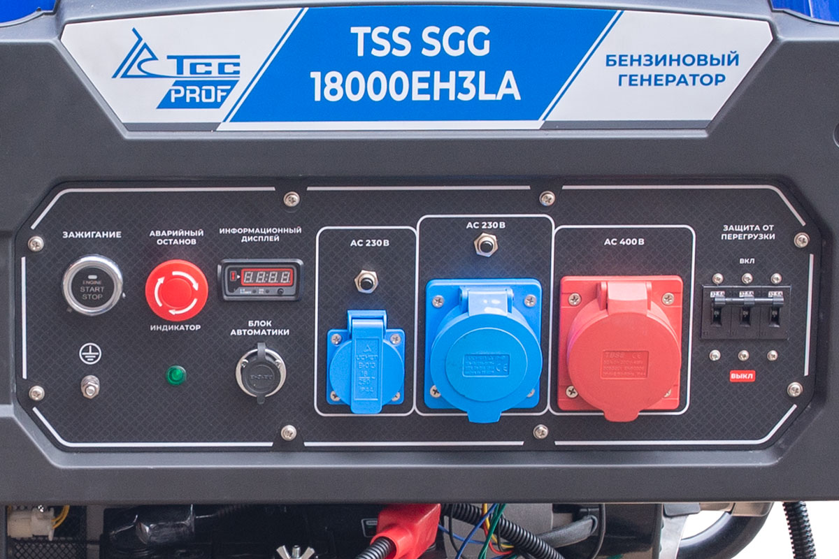 фото Бензогенератор TSS SGG 18000EH3LA