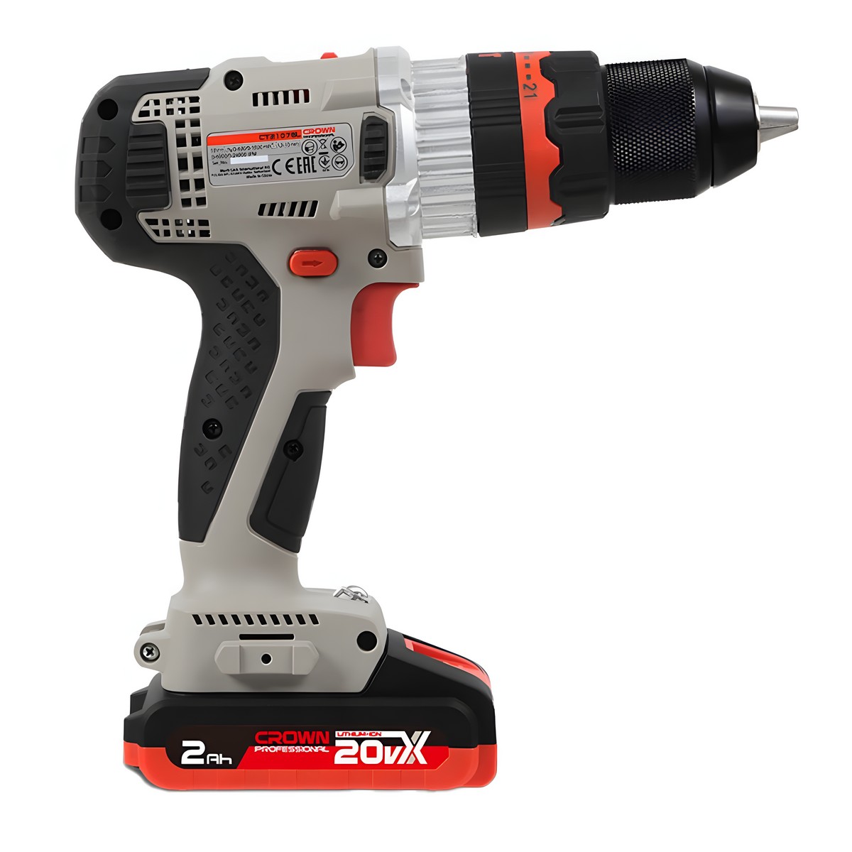 фото Аккумуляторный шуруповерт BL CROWN CT21075HMX-2 BMC