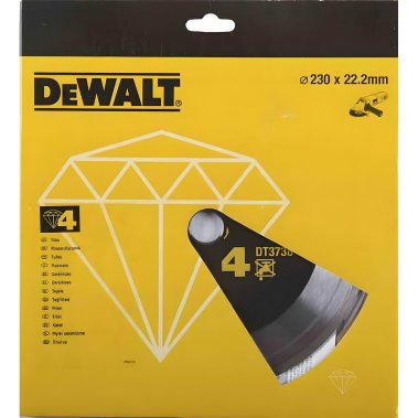 фото Диск алмазный 230 х 2.1 х 22.2 мм (керамическая плитка) DeWalt DT3738