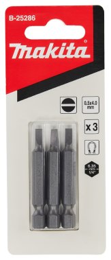фото Бита SL0.5 х 4.5, 50 мм E-form (3 шт.) MZ MAKITA B-25286