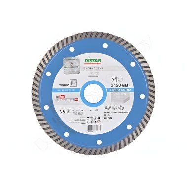 фото Диск алмазный 150 х 2.2 х 9.0 х 22.2 мм Turbo Extra DISTAR 10115028012