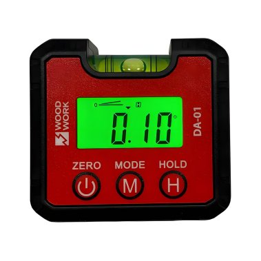 фото Уклономер цифровой магнитный с уровнем WOODWORK DA-01