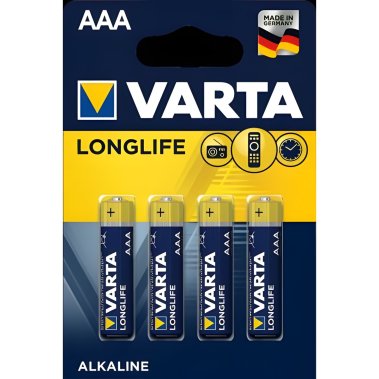фото Элемент питания VARTA LONGLIFE AAA 4*BL (1 шт.) УТ000001147