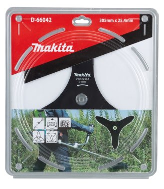 фото Нож для травы 305 х 25,4 мм 3T MAKITA D-66042