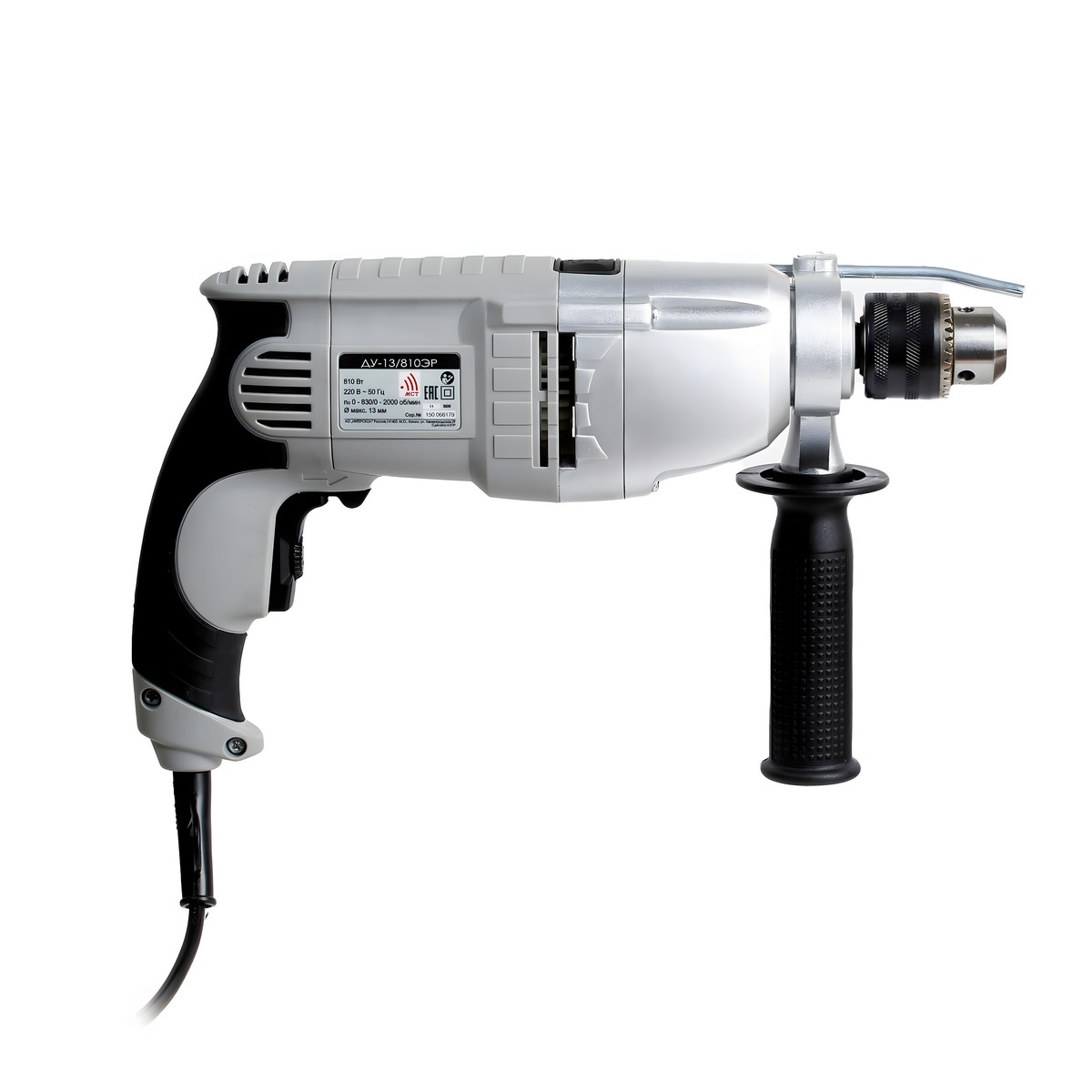 фото Дрель ударная ИНТЕРСКОЛ ДУ-13/810ЭР