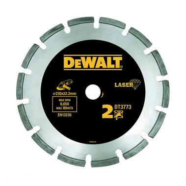 фото Диск алмазный 230 х 2.4 х 22.2 мм (абразивные материалы) DeWalt DT3773