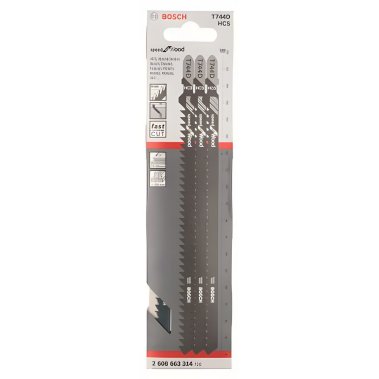 фото Полотно пильное T 744 D Speed for Wood (3 шт.) BOSCH 2608663314