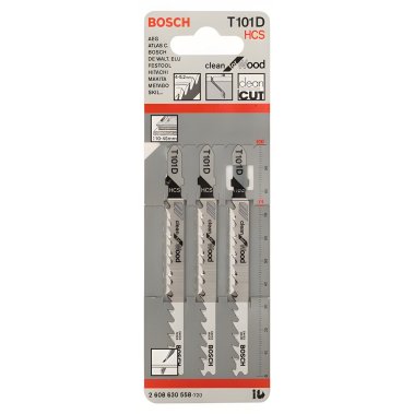 фото Полотно пильное T 101 D HCS (3 шт.) BOSCH 2608630558
