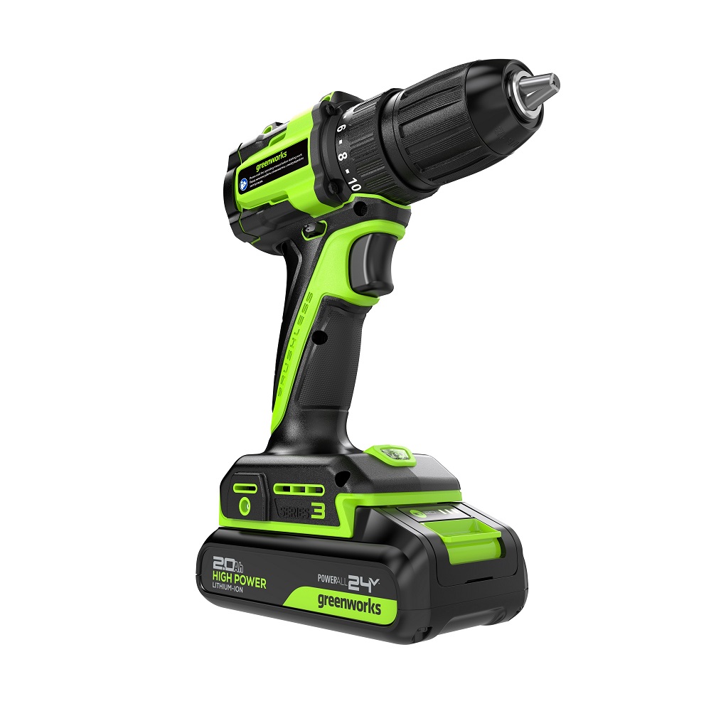 фото Дрель-шуруповерт аккумуляторная GREENWORKS DD345 3708307CUC