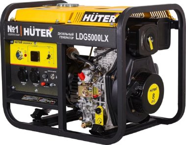 фото Генератор дизельный HUTER LDG5000LX