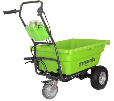 фото Тележка садовая самоходная аккумуляторная GREENWORKS G40GC 7400007UB