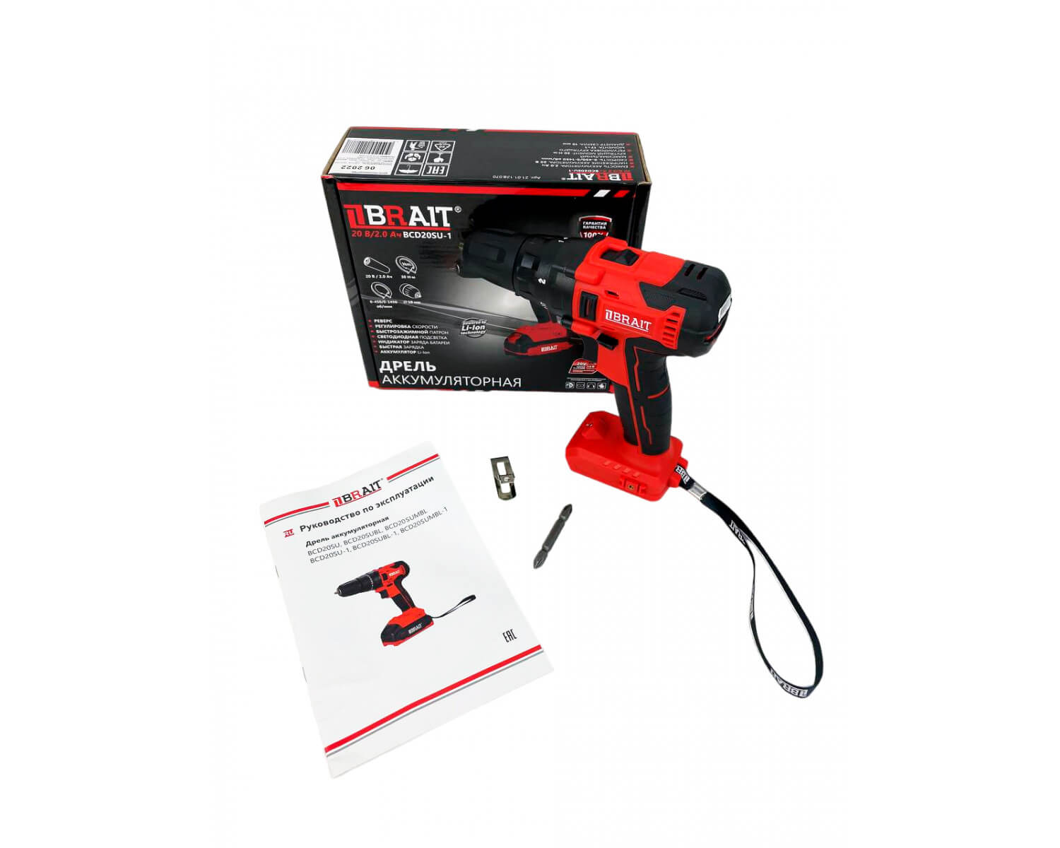 фото Дрель аккумуляторная BRAIT BCD20SU