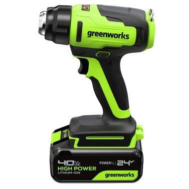 фото Фен строительный аккумуляторный GREENWORKS G24HG 3400207CUB