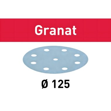 фото Круг шлифовальный 125 мм, 8 отв. P180 (1 шт.) Granat FESTOOL 497171