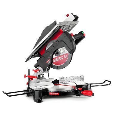 фото Пила торцовочная комбинированная ЗУБР ЗПТК-255-1800