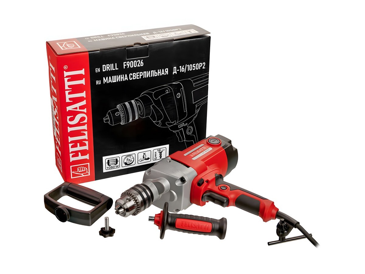 фото Дрель FELISATTI FT9104 HD (1050ВТ, 16 патрон)