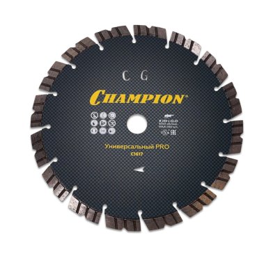 фото Диск алмазный 230 х 22,2 мм (бетон, гранит, ж/б, тв. кирпич) PRO Marathon CHAMPION C1617