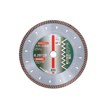 фото Диск алмазный 230 х 22.2 мм Professional Turbo (универсальный) METABO 628128000