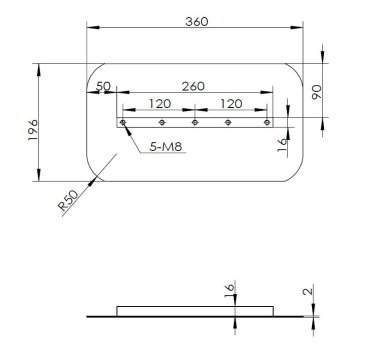 фото Лопасти для DRD 2000H (к-т из 4-х  лопастей)