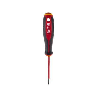 фото Отвертка VDE SL 0.4 х 2.5 х 75 мм, изолированная (трехгранная рукоятка) MILWAUKEE 4932478712
