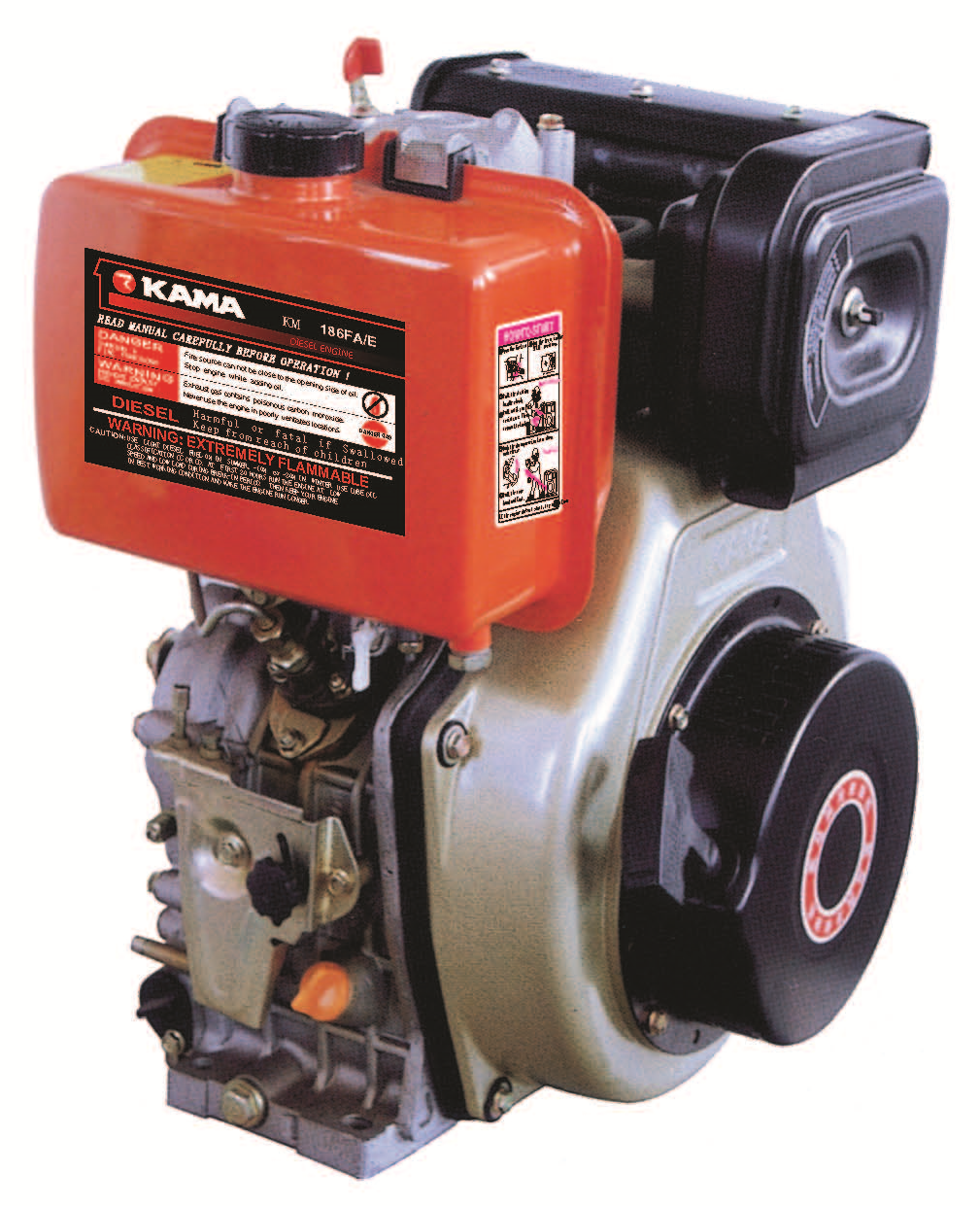 фото Двигатель дизельный KM186FA/E/Engine