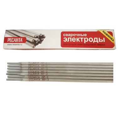 фото Электрод сварочный РЕСАНТА 3.0 мм МР3 (1 кг)