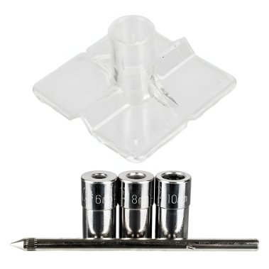 фото Кондуктор для перпендикулярного сверления 6-10 мм (5 пр.) ДСП ПРАКТИКА 775-334