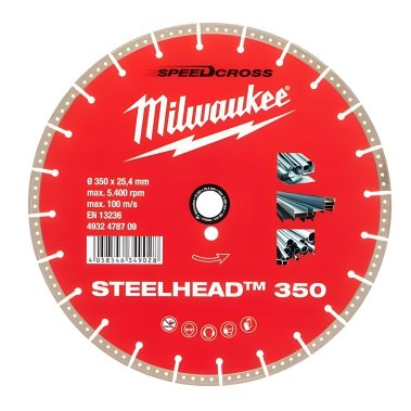 фото Диск алмазный STEELHEAD 350 мм MILWAUKEE 4932478709