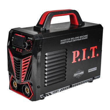 фото Сварочный аппарат P.I.T. PMI250-C1 IGBT (6.8кВт, 250А, ПВ-45, ММА 1.6-4.0мм,маска, краги, электроды)